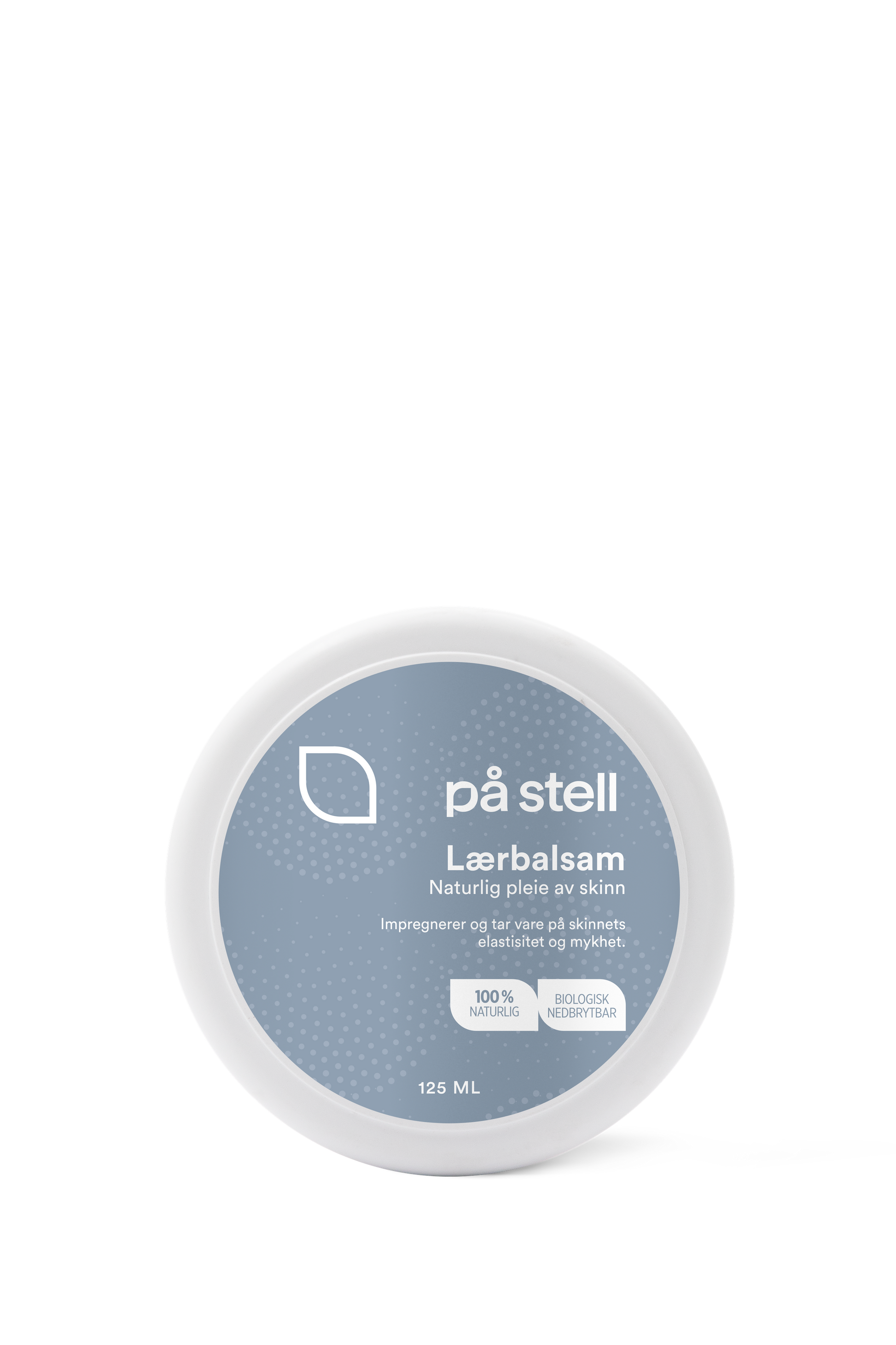 Lærbalsam med naturlige ingredienser til glatt skinn.