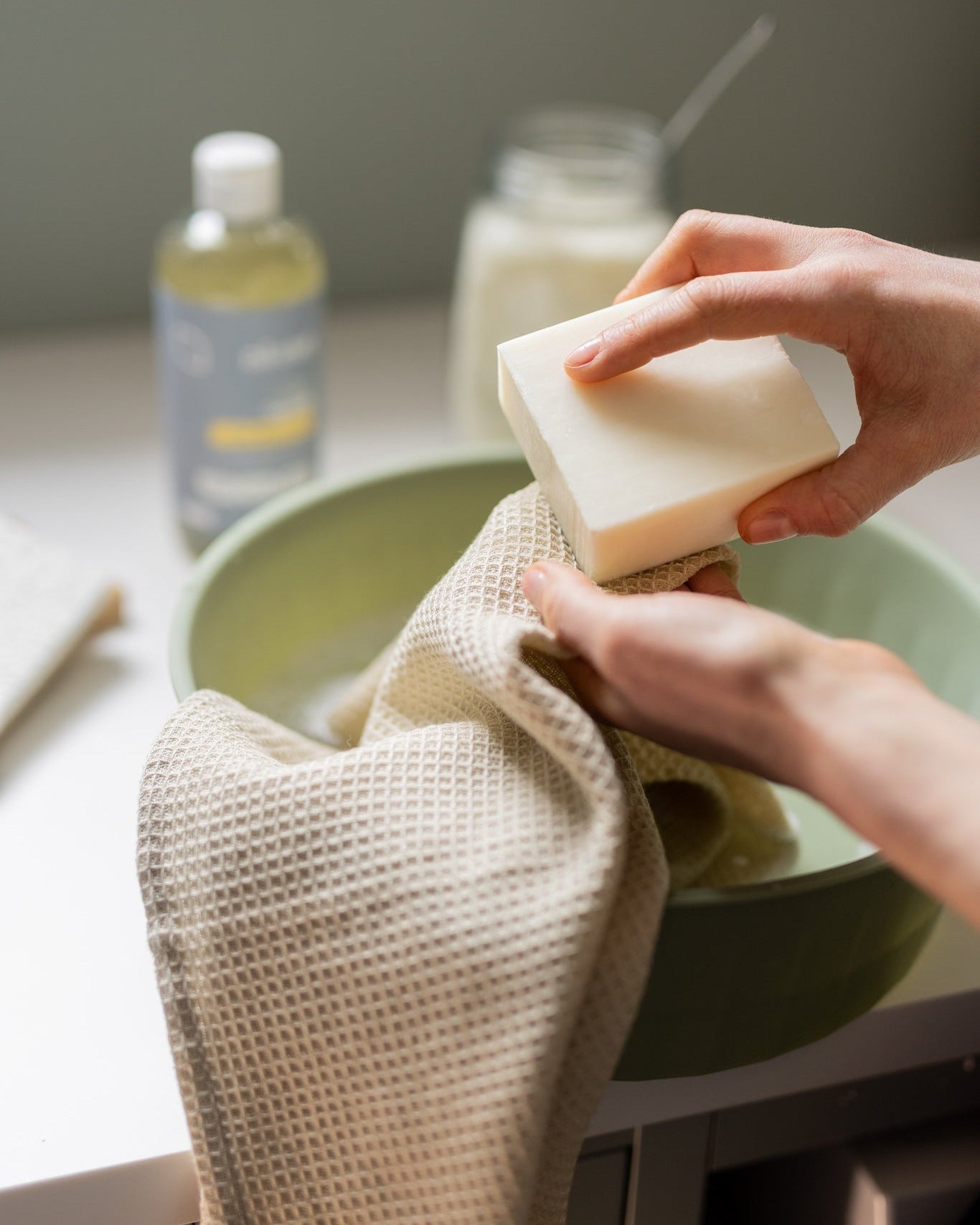 Stor sitronsåpe mot flekker.